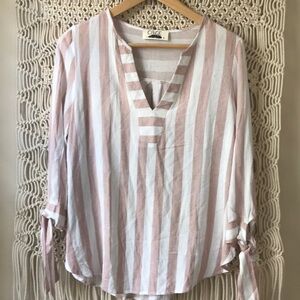 Cage stripped top sz S